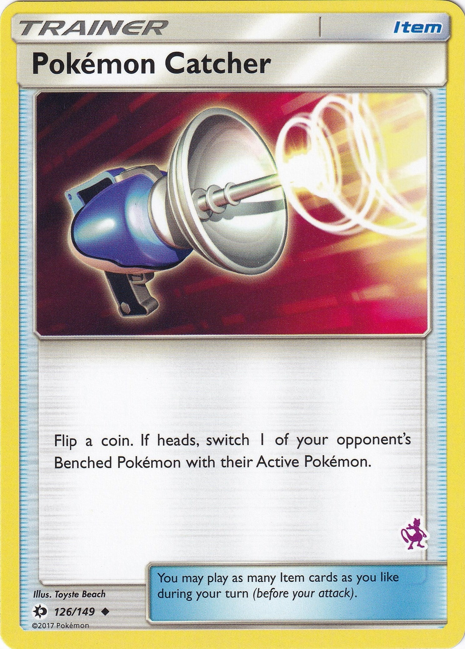 Image for Pokemon Catcher - 126/149 (Mewtwo Stamped) (126/149) [Battle Academy] - Pokemon