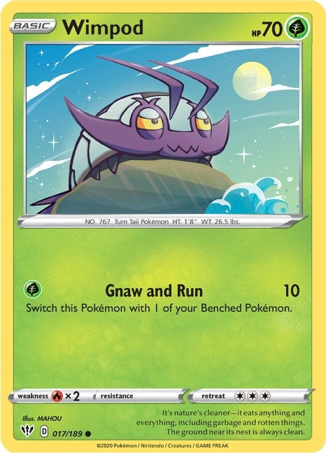 Image for Wimpod (017/189) [SWSH03: Darkness Ablaze] - Pokemon