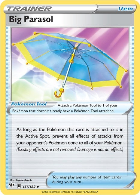 Image for Big Parasol (157/189) [SWSH03: Darkness Ablaze] - Pokemon
