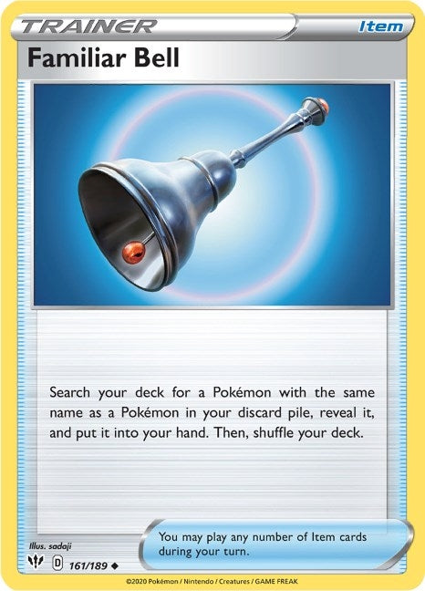 Image for Familiar Bell (161/189) [SWSH03: Darkness Ablaze] - Pokemon
