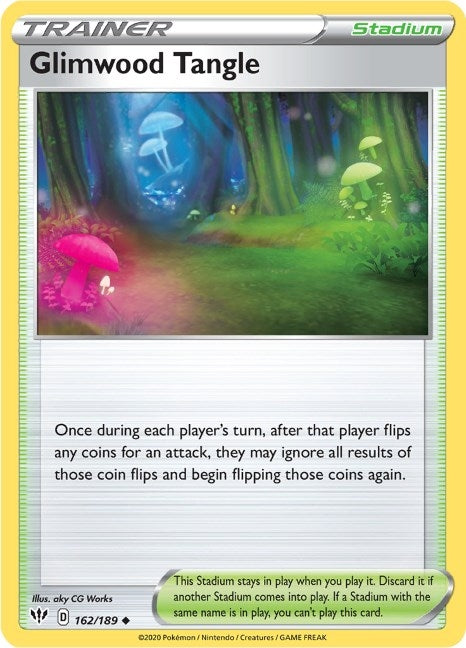 Image for Glimwood Tangle (162/189) [SWSH03: Darkness Ablaze] - Pokemon