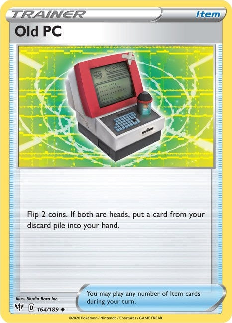 Image for Old PC (164/189) [SWSH03: Darkness Ablaze] - Pokemon