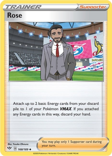 Image for Rose (168/189) [SWSH03: Darkness Ablaze] - Pokemon