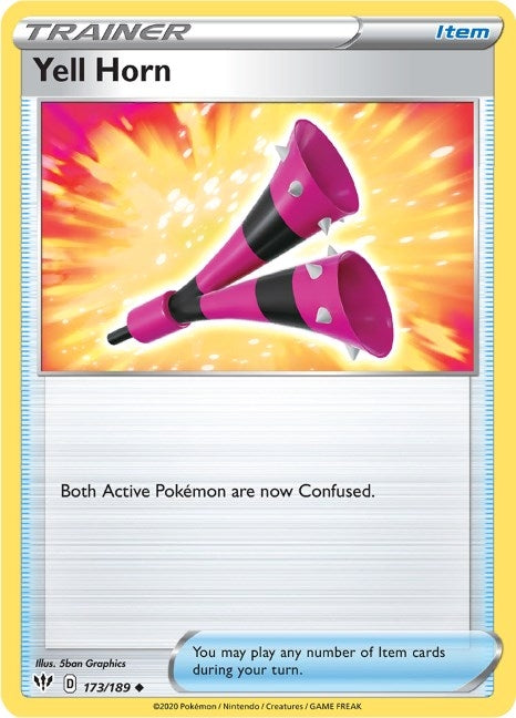 Image for Yell Horn (173/189) [SWSH03: Darkness Ablaze] - Pokemon