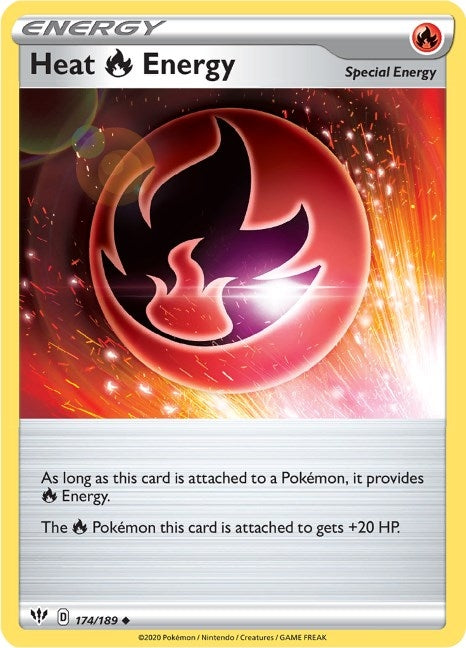 Image for Heat R Energy (174/189) [SWSH03: Darkness Ablaze] - Pokemon