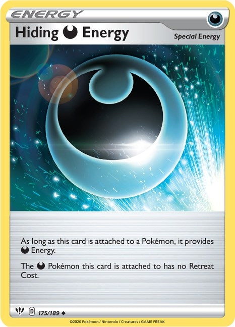 Image for Hiding D Energy (175/189) [SWSH03: Darkness Ablaze] - Pokemon