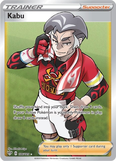 Image for Kabu (Full Art) (186/189) [SWSH03: Darkness Ablaze] - Pokemon