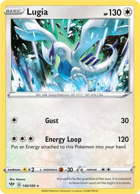 Lugia (140/189) [SWSH03: Darkness Ablaze]
