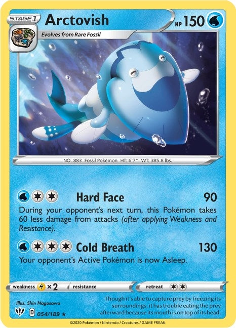 Image for Arctovish (054/189) [SWSH03: Darkness Ablaze] - Pokemon