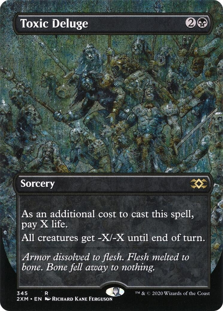 Image for Toxic Deluge (Borderless) (345) [Double Masters] - Magic: The Gathering