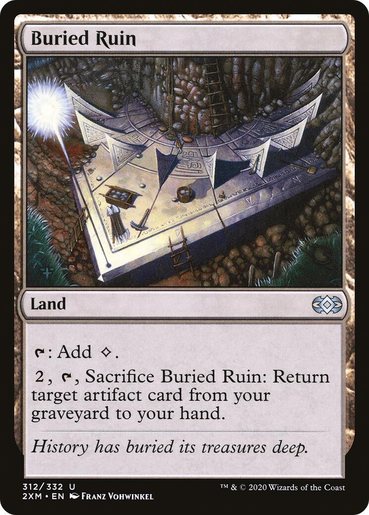 Image for Buried Ruin (312) [Double Masters] - Magic: The Gathering