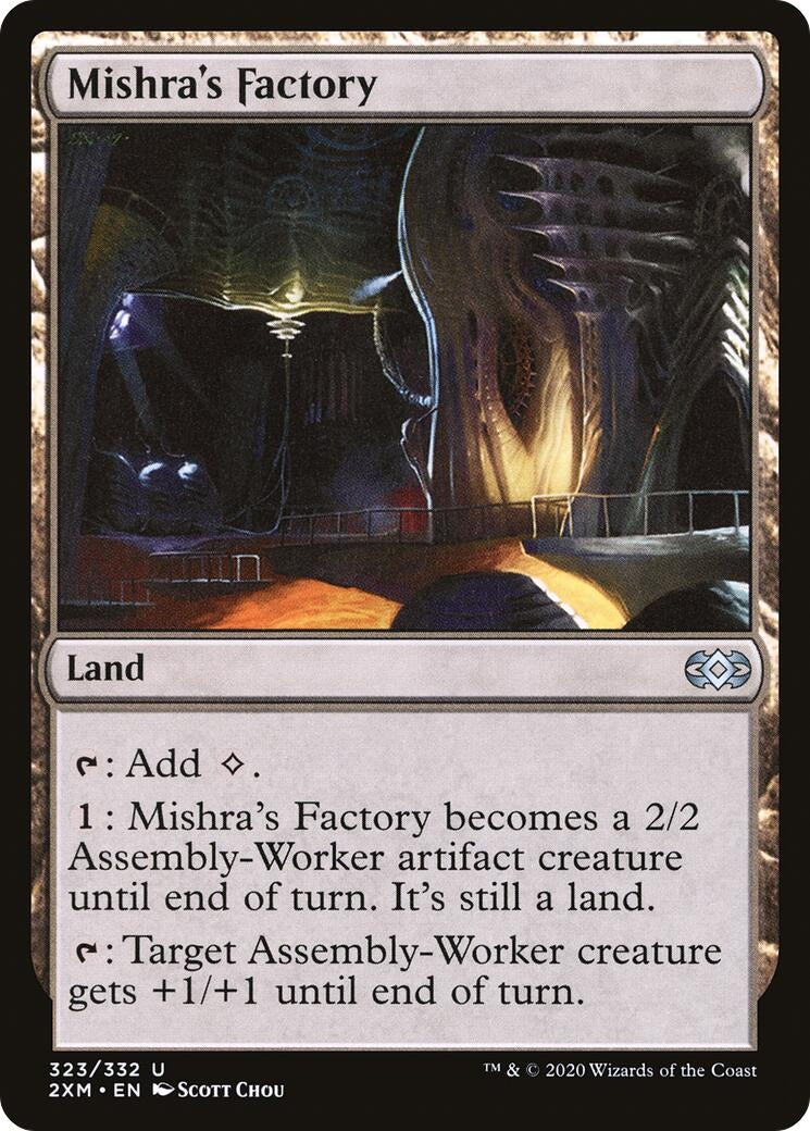 Image for Mishra's Factory (323) [Double Masters] - Magic: The Gathering