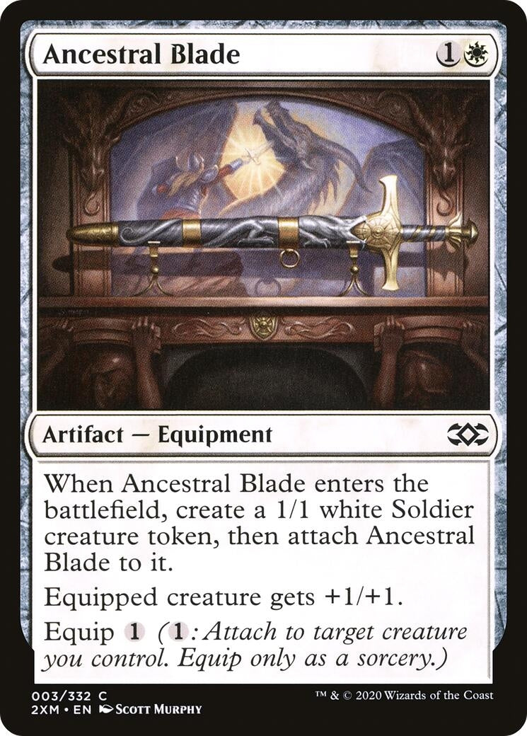 Image for Ancestral Blade (3) [Double Masters] - Magic: The Gathering