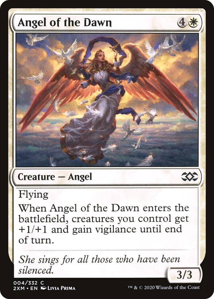 Image for Angel of the Dawn (4) [Double Masters] - Magic: The Gathering