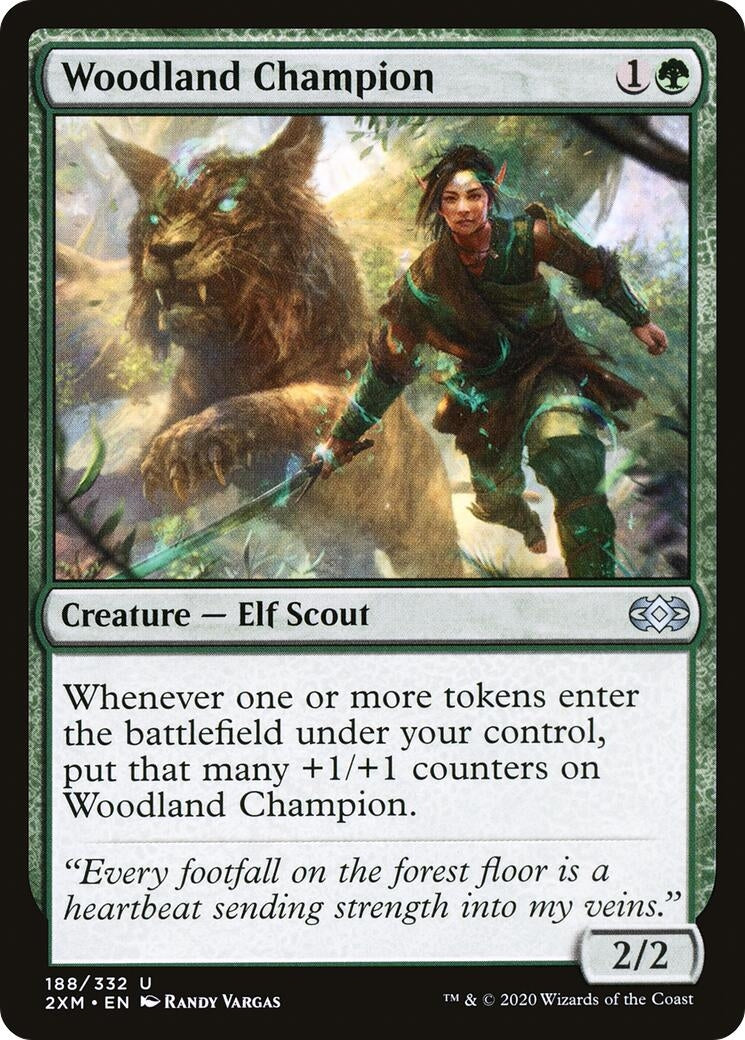 Image for Woodland Champion (188) [Double Masters] - Magic: The Gathering