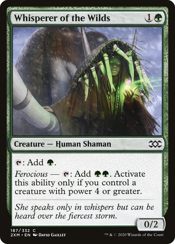 Image for Whisperer of the Wilds (187) [Double Masters] - Magic: The Gathering