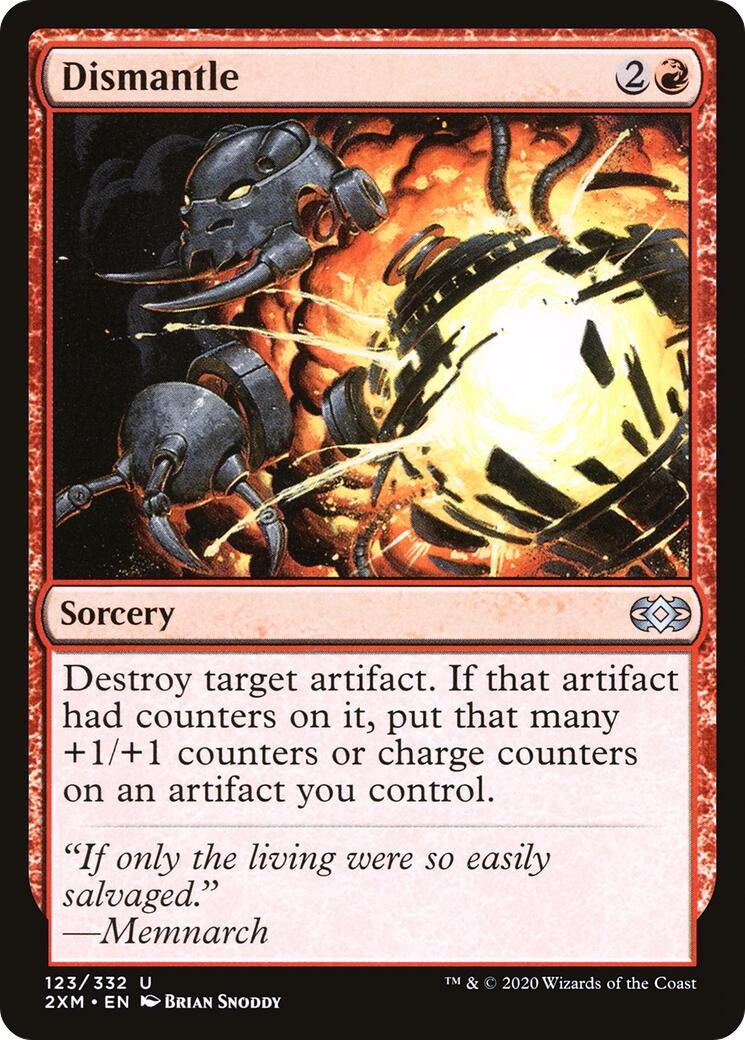 Image for Dismantle (123) [Double Masters] - Magic: The Gathering