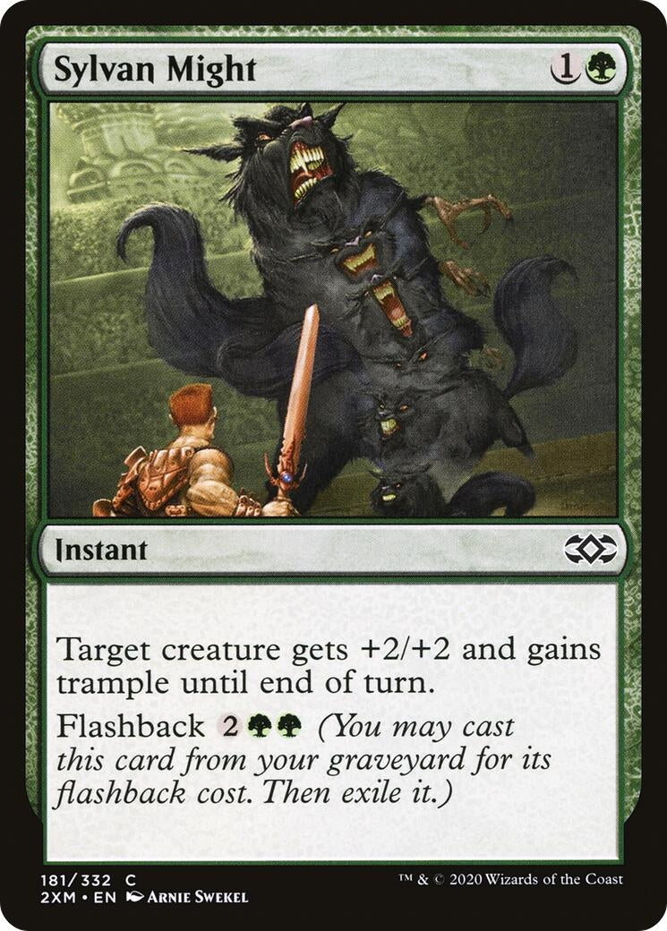 Image for Sylvan Might (181) [Double Masters] - Magic: The Gathering