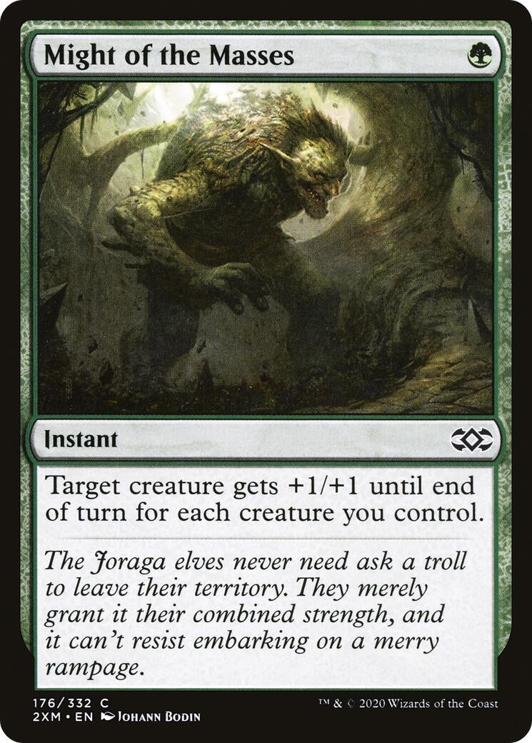 Image for Might of the Masses (176) [Double Masters] - Magic: The Gathering