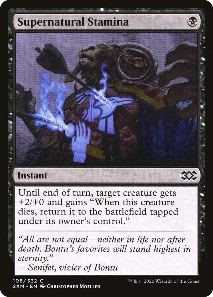 Image for Supernatural Stamina (108) [Double Masters] - Magic: The Gathering