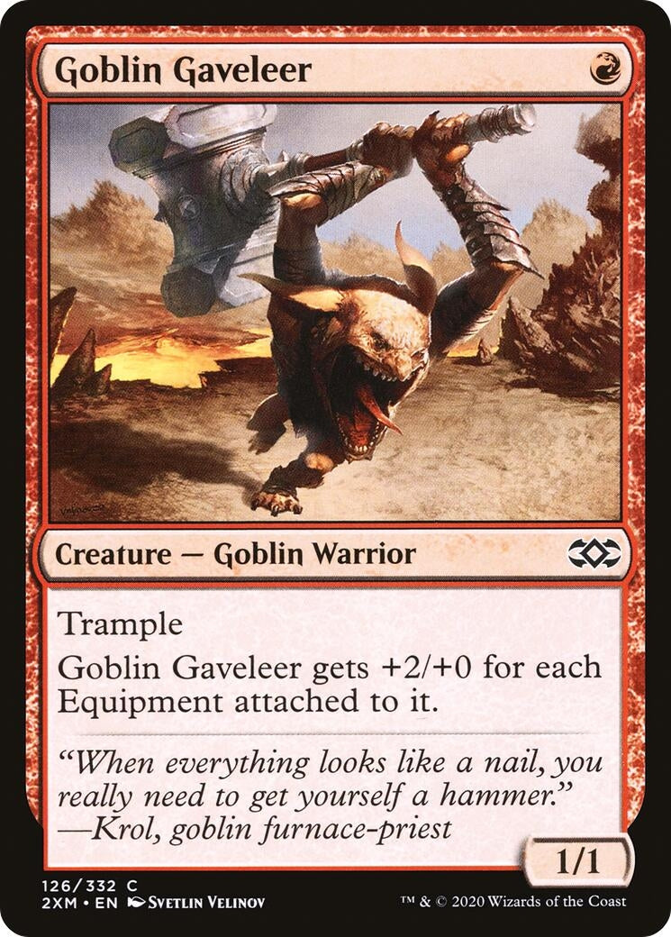 Image for Goblin Gaveleer (126) [Double Masters] - Magic: The Gathering