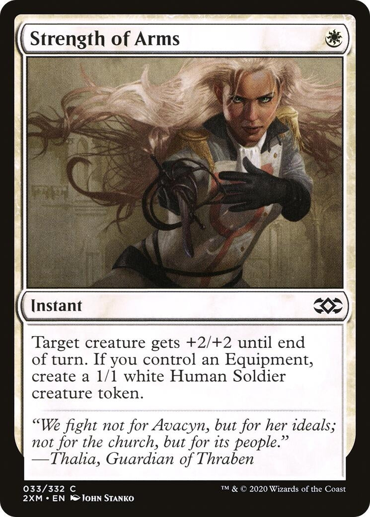Image for Strength of Arms (33) [Double Masters] - Magic: The Gathering