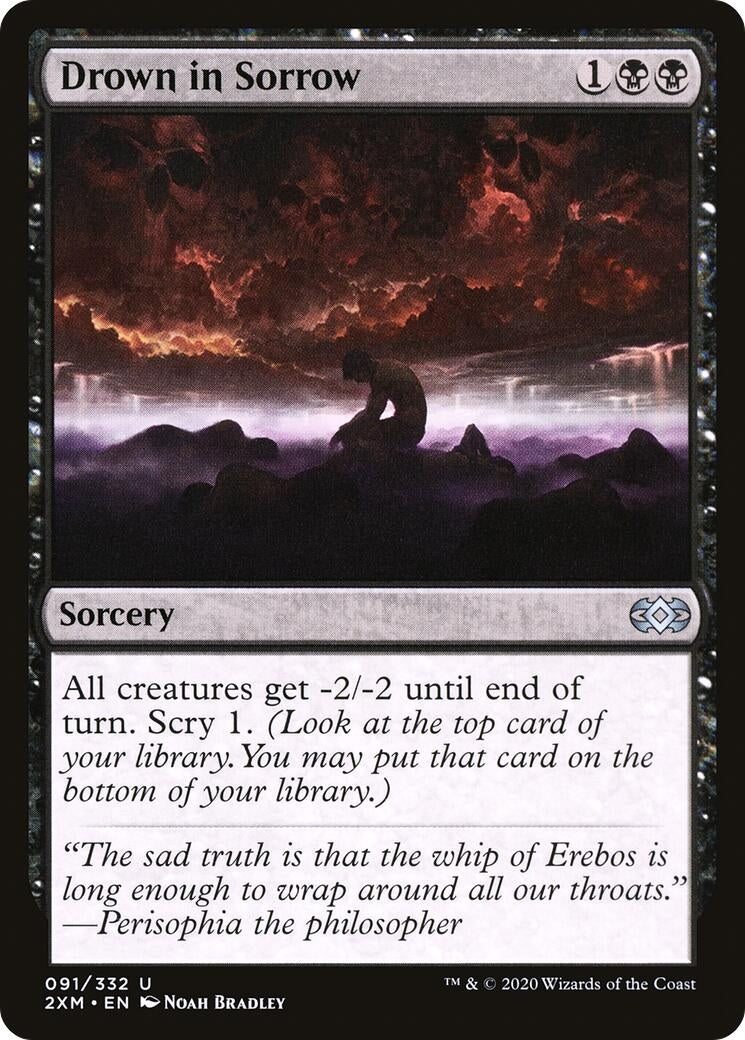 Image for Drown in Sorrow (91) [Double Masters] - Magic: The Gathering