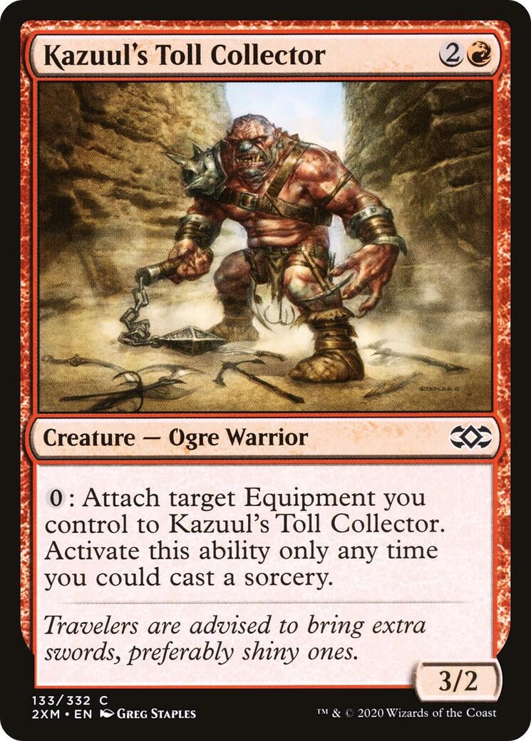 Image for Kazuul's Toll Collector (133) [Double Masters] - Magic: The Gathering