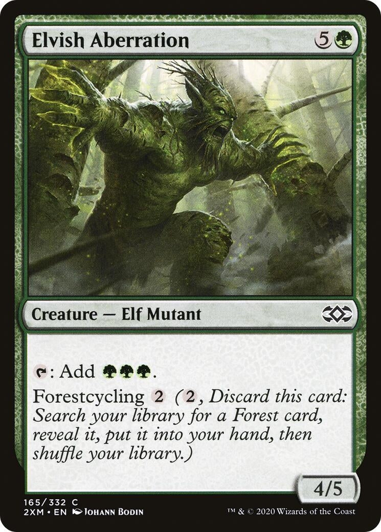 Image for Elvish Aberration (165) [Double Masters] - Magic: The Gathering