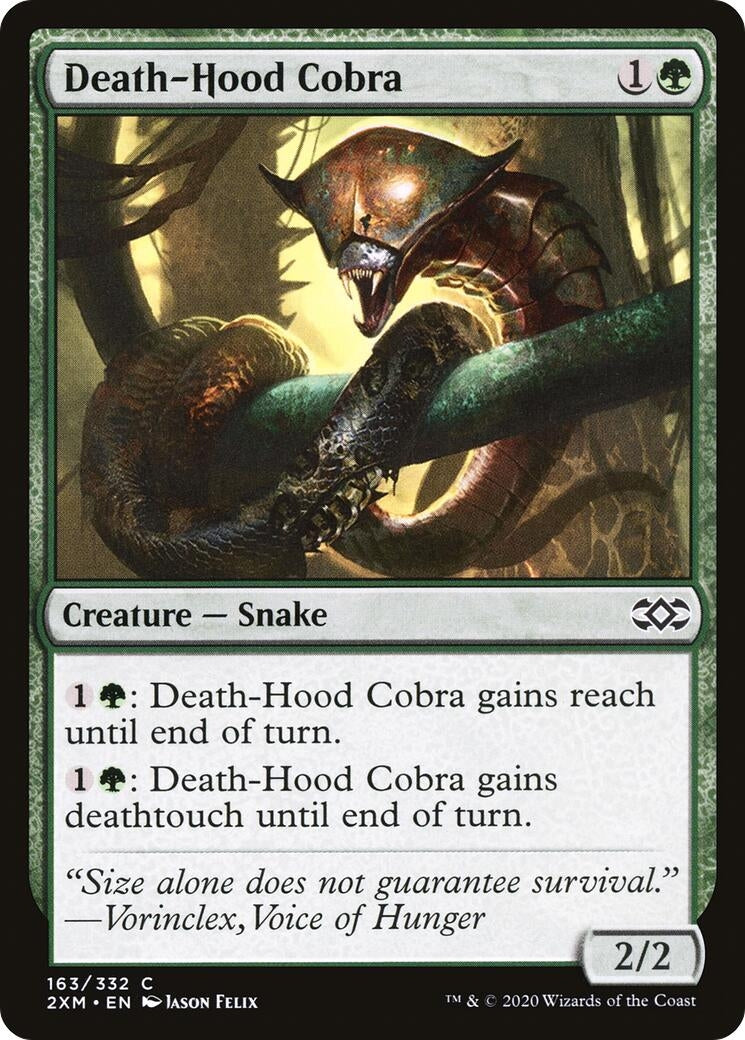 Death-Hood Cobra (163) [Double Masters]