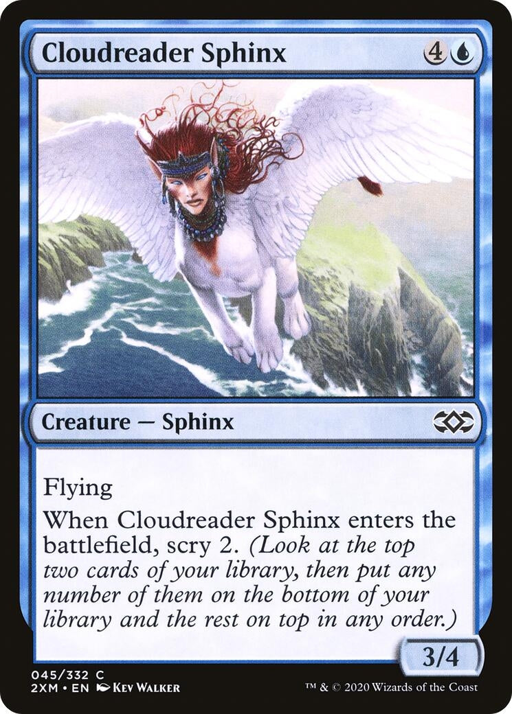 Image for Cloudreader Sphinx (45) [Double Masters] - Magic: The Gathering