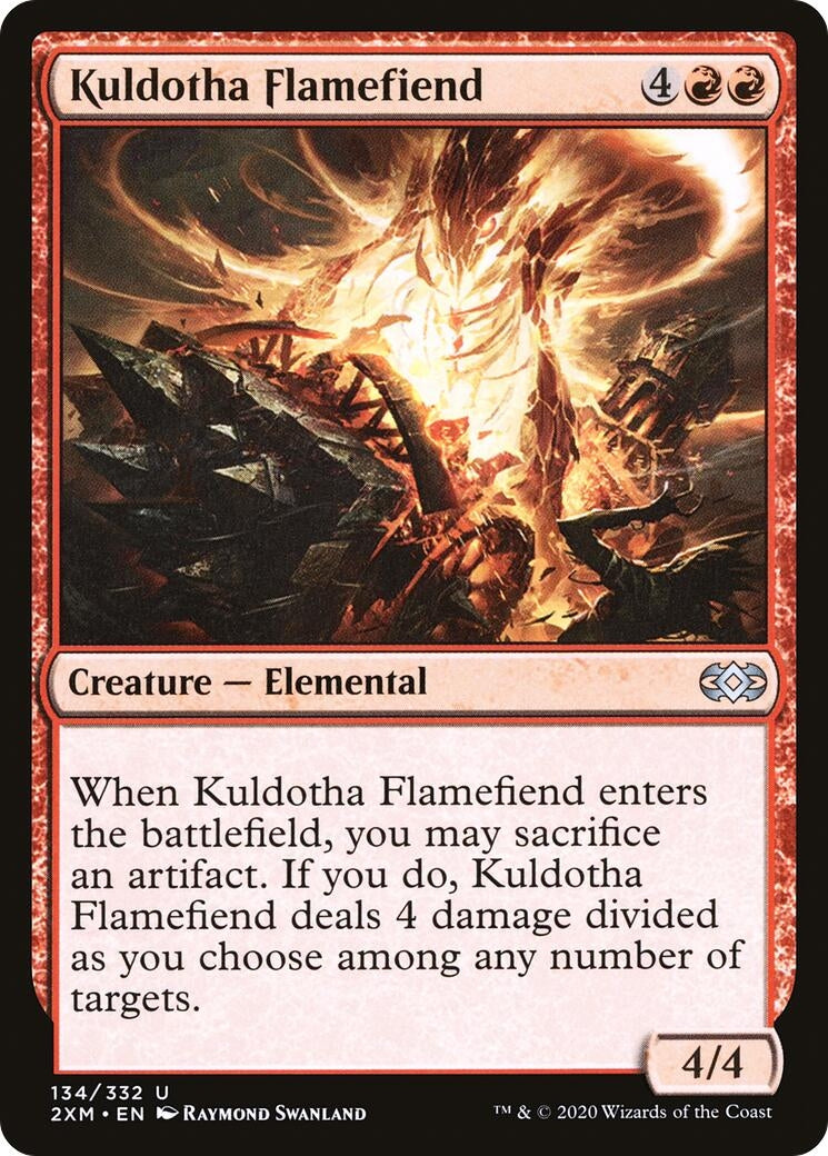 Image for Kuldotha Flamefiend (134) [Double Masters] - Magic: The Gathering
