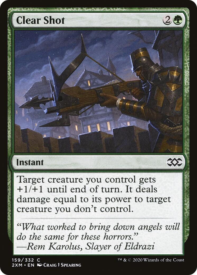 Image for Clear Shot (159) [Double Masters] - Magic: The Gathering
