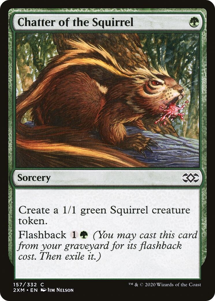 Image for Chatter of the Squirrel (157) [Double Masters] - Magic: The Gathering