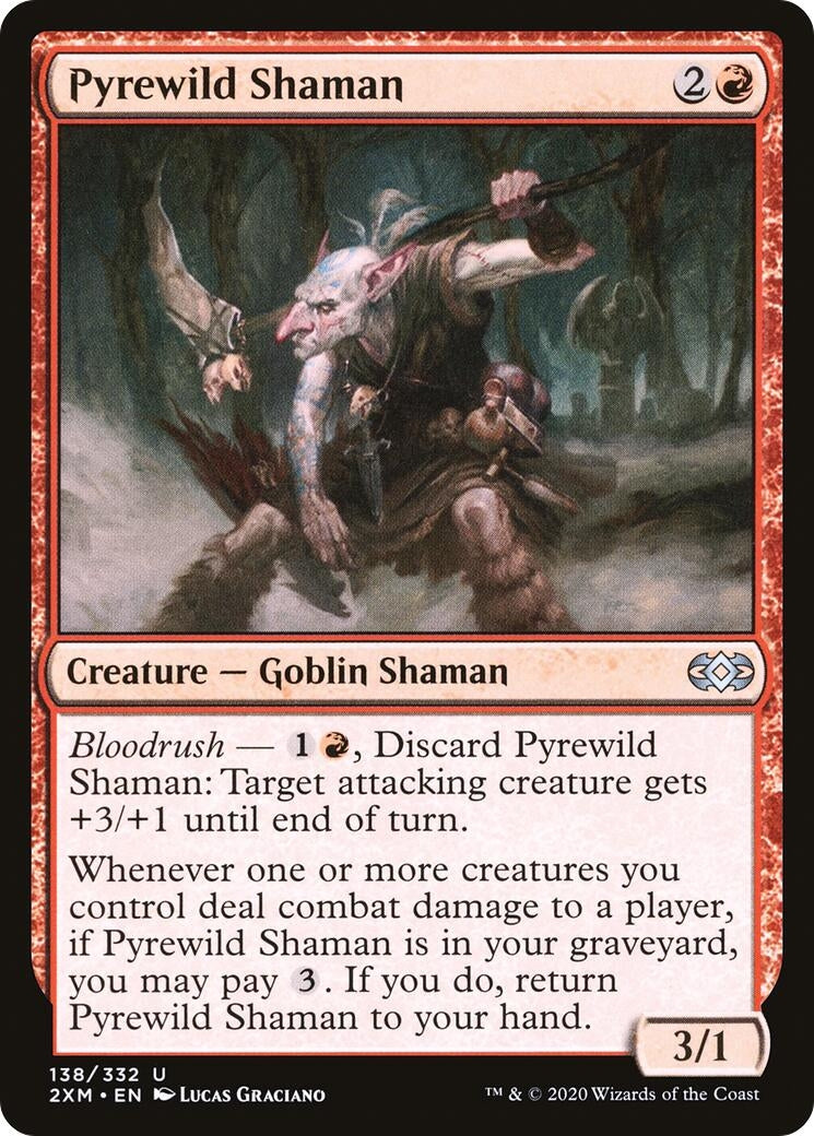 Image for Pyrewild Shaman (138) [Double Masters] - Magic: The Gathering