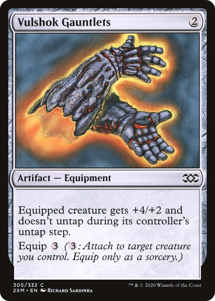 Image for Vulshok Gauntlets (305) [Double Masters] - Magic: The Gathering