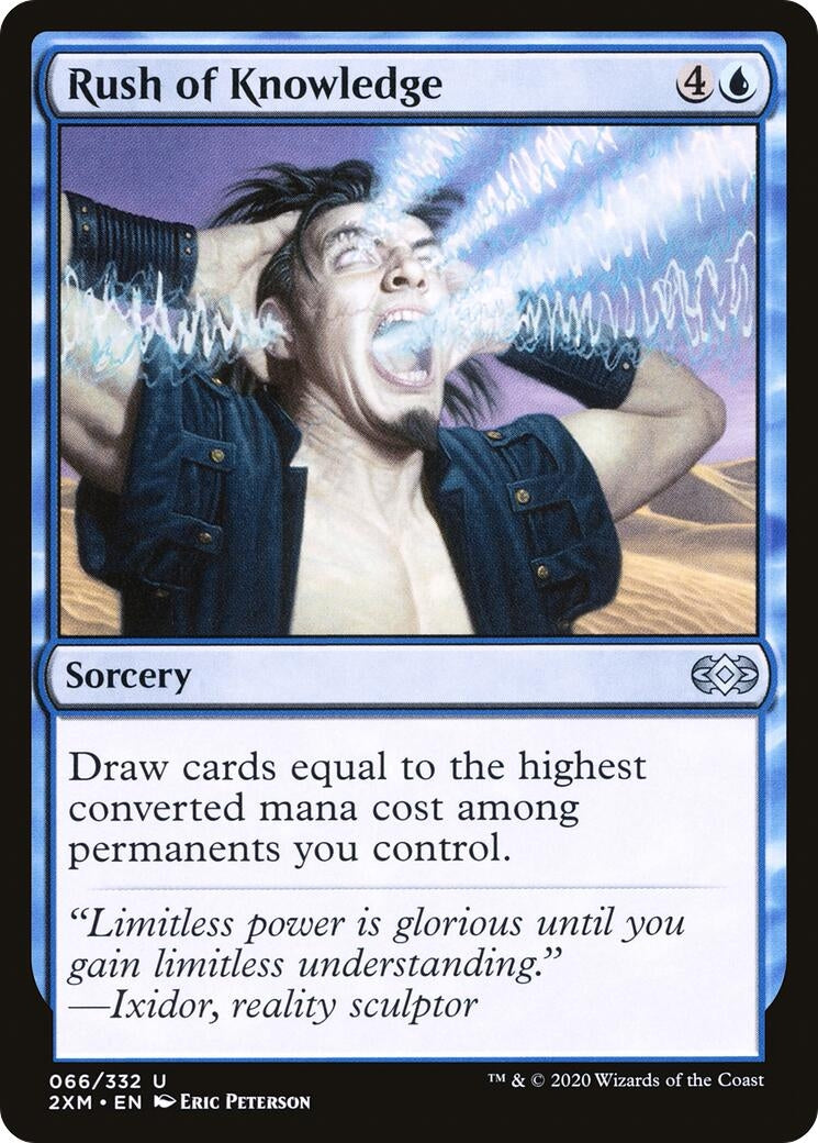 Image for Rush of Knowledge (66) [Double Masters] - Magic: The Gathering