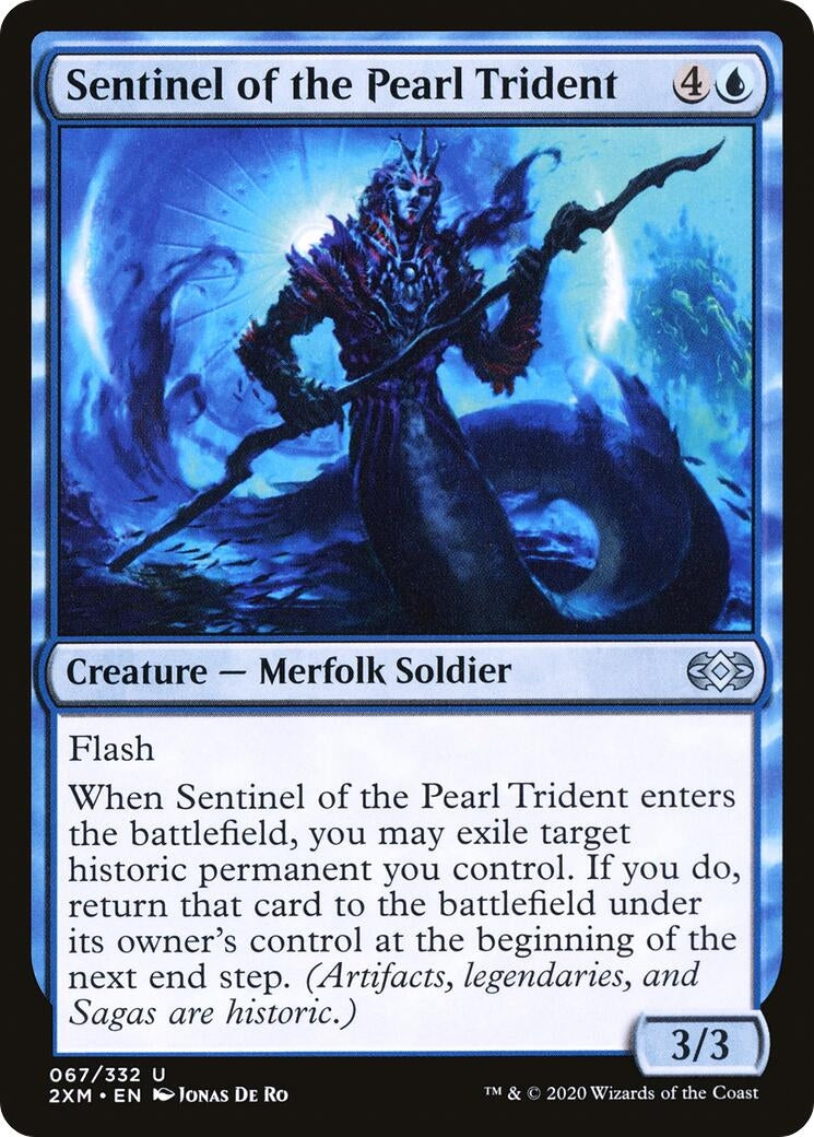 Image for Sentinel of the Pearl Trident (67) [Double Masters] - Magic: The Gathering