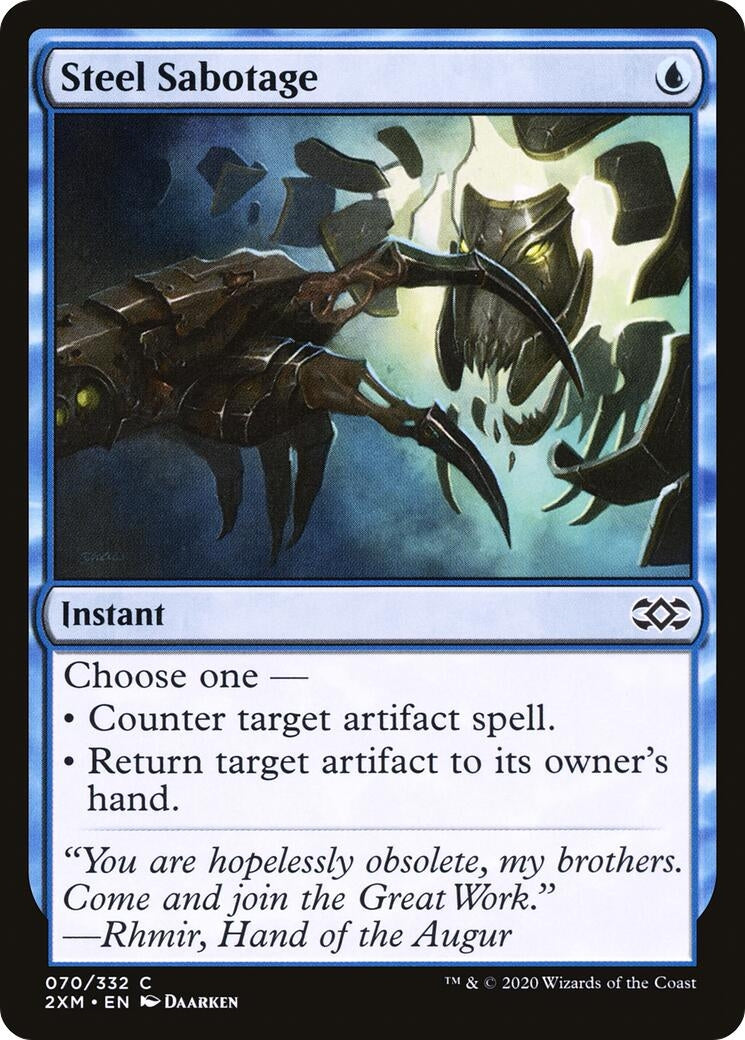 Steel Sabotage (70) [Double Masters]