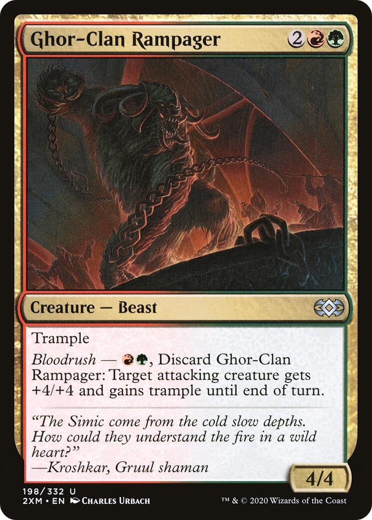 Image for Ghor-Clan Rampager (198) [Double Masters] - Magic: The Gathering