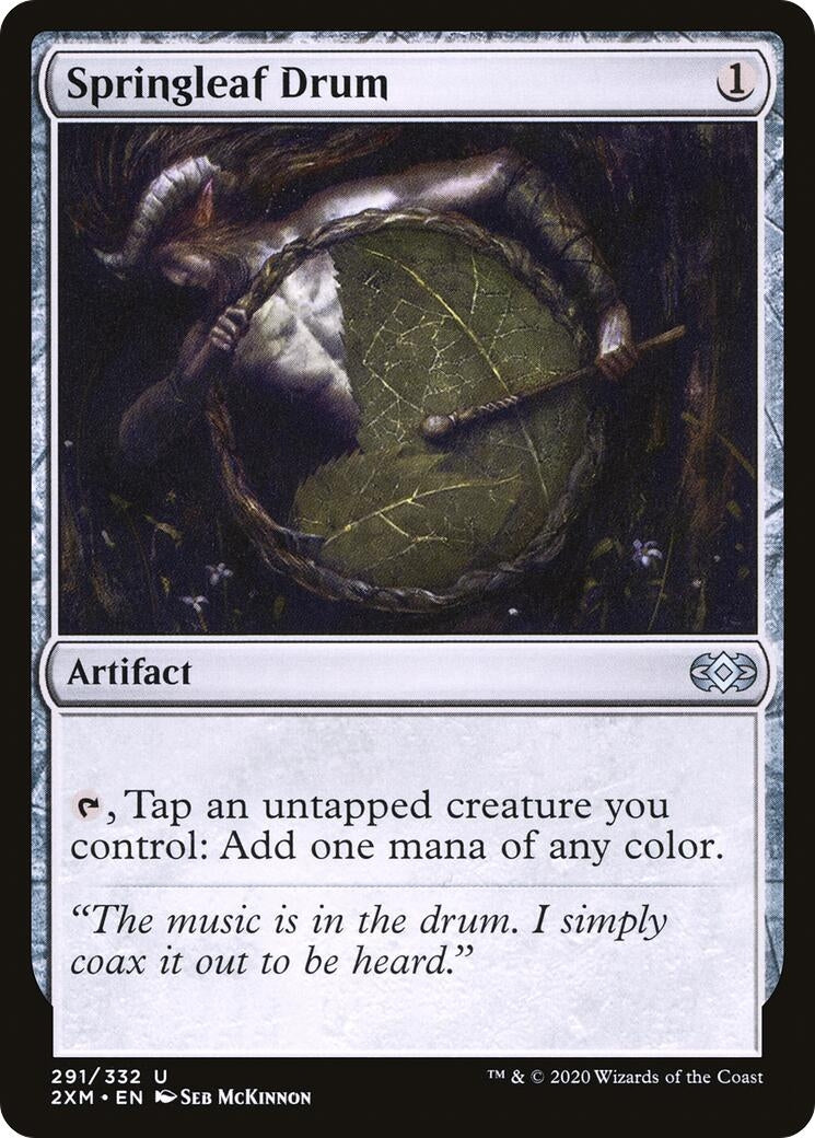 Image for Springleaf Drum (291) [Double Masters] - Magic: The Gathering