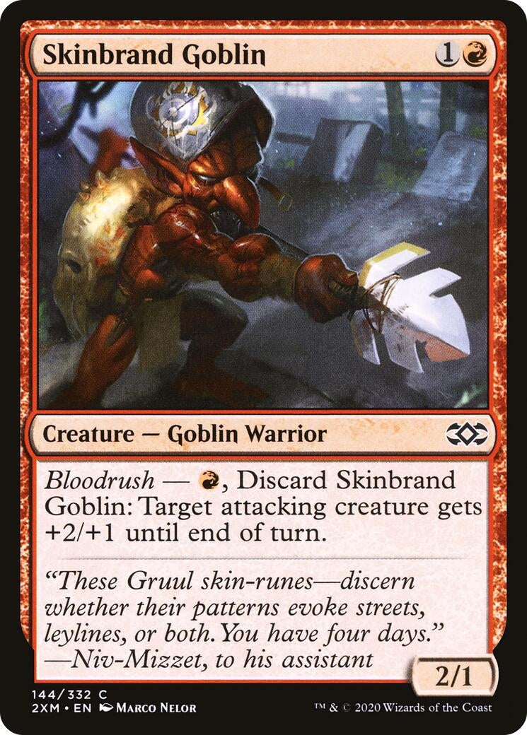 Image for Skinbrand Goblin (144) [Double Masters] - Magic: The Gathering