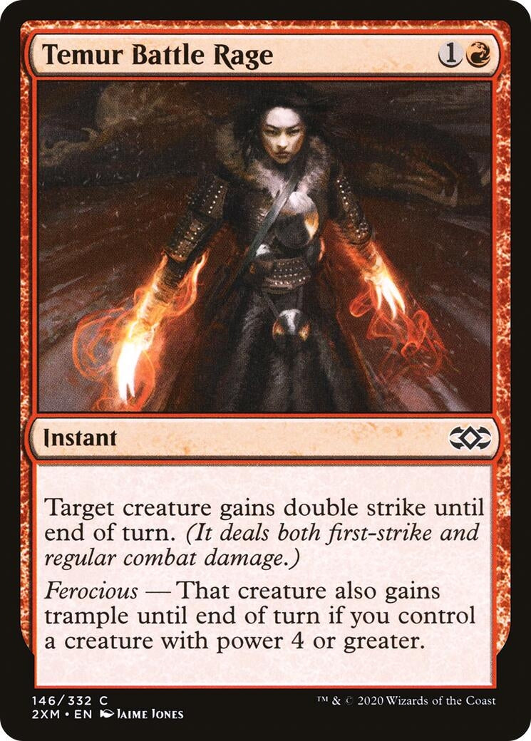 Image for Temur Battle Rage (146) [Double Masters] - Magic: The Gathering