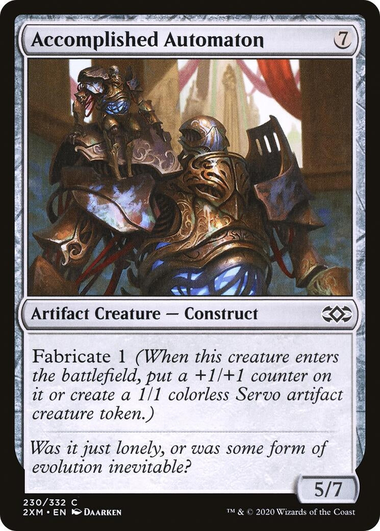 Image for Accomplished Automaton (230) [Double Masters] - Magic: The Gathering
