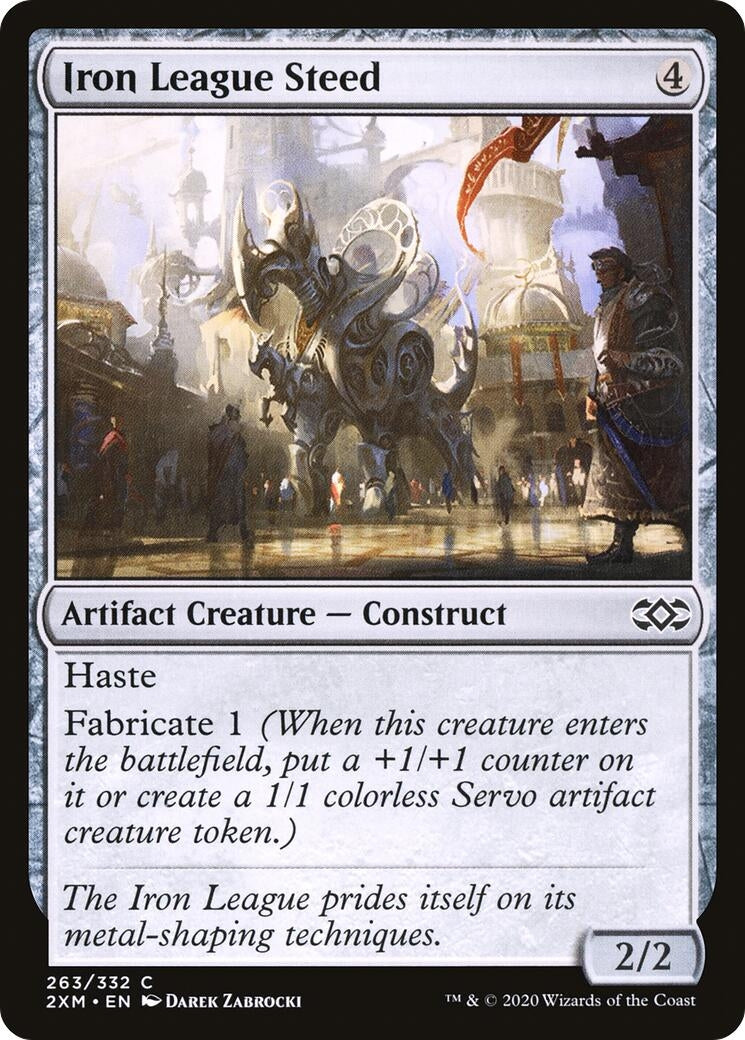 Image for Iron League Steed (263) [Double Masters] - Magic: The Gathering