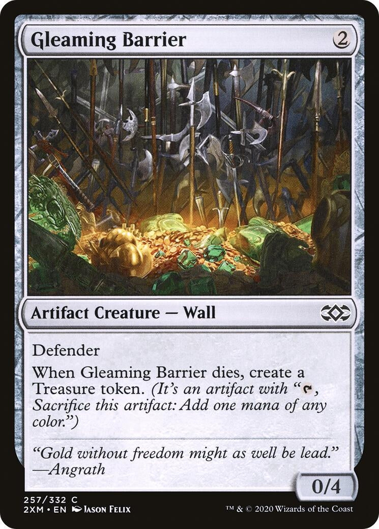 Gleaming Barrier (257) [Double Masters]