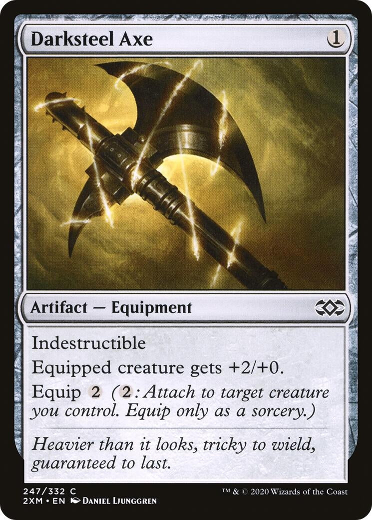 Image for Darksteel Axe (247) [Double Masters] - Magic: The Gathering