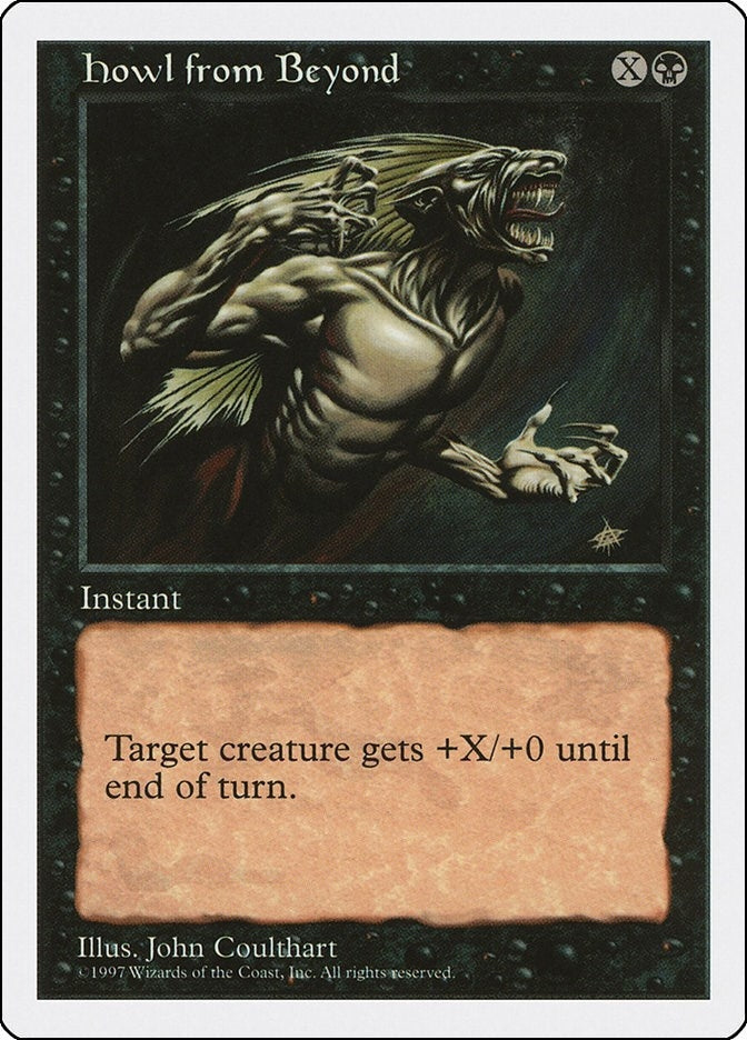 Image for Howl from Beyond [Fifth Edition] - Magic: The Gathering