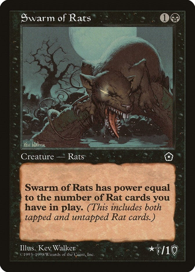 Image for Swarm of Rats [Portal Second Age] - Magic: The Gathering