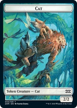 Image for Cat Token (4) [Double Masters] - Magic: The Gathering